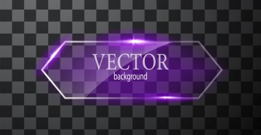 Cam vektör düğmesi düzlemi. Kolay düzenlenebilir arkaplan