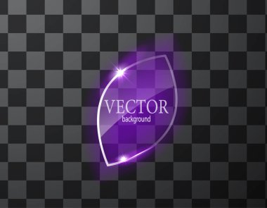 Cam vektör düğmesi düzlemi. Kolay düzenlenebilir arkaplan