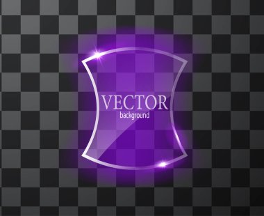 Cam vektör düğmesi düzlemi. Kolay düzenlenebilir arkaplan