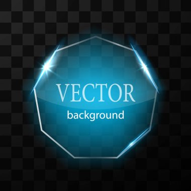 Cam vektör düğmesi düzlemi. Kolay düzenlenebilir arkaplan