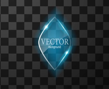 Cam vektör düğmesi düzlemi. Kolay düzenlenebilir arkaplan