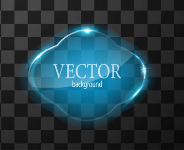 Cam vektör düğmesi düzlemi. Kolay düzenlenebilir arkaplan