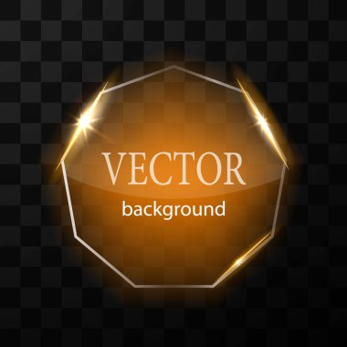 Cam vektör düğmesi düzlemi. Kolay düzenlenebilir arkaplan