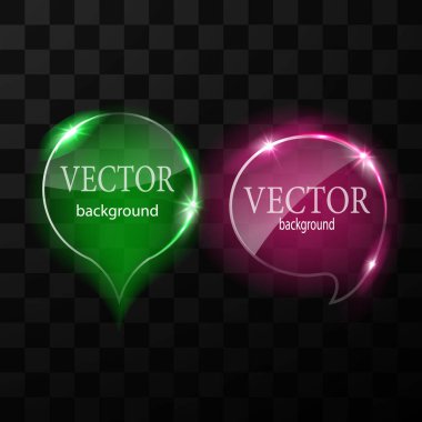 Cam vektör düğmesi düzlemi. Kolay düzenlenebilir arkaplan