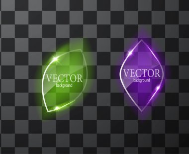 Cam vektör düğmesi düzlemi. Kolay düzenlenebilir arkaplan