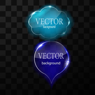 Cam vektör düğmesi düzlemi. Kolay düzenlenebilir arkaplan