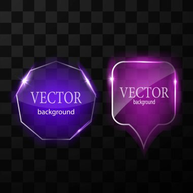 Cam vektör düğmesi düzlemi. Kolay düzenlenebilir arkaplan