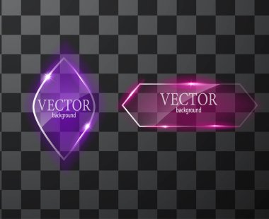 Cam vektör düğmesi düzlemi. Kolay düzenlenebilir arkaplan