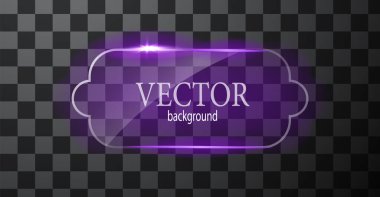 Cam vektör düğmesi düzlemi. Kolay düzenlenebilir arkaplan