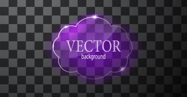 Cam vektör düğmesi düzlemi. Kolay düzenlenebilir arkaplan