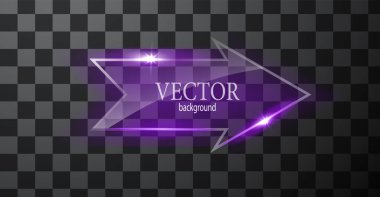 Cam vektör düğmesi düzlemi. Kolay düzenlenebilir arkaplan