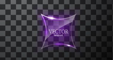 Cam vektör düğmesi düzlemi. Kolay düzenlenebilir arkaplan