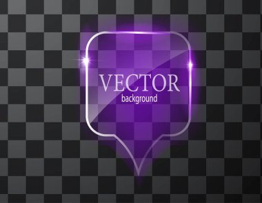 Cam vektör düğmesi düzlemi. Kolay düzenlenebilir arkaplan