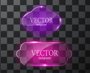 Cam vektör düğmesi düzlemi. Kolay düzenlenebilir arkaplan