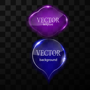 Cam vektör düğmesi düzlemi. Kolay düzenlenebilir arkaplan