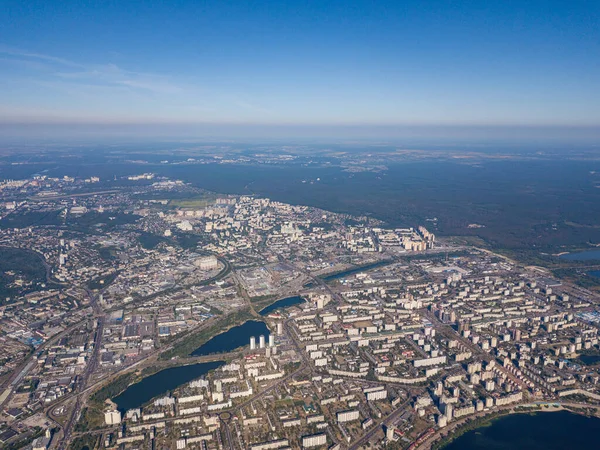 Vista Dnieper Kiev Cima — Fotografia de Stock