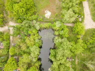 Hava aracı görüntüsü. Kiev Parkı.