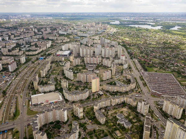 Kiev Mimarisi Çatı Manzarası — Stok fotoğraf