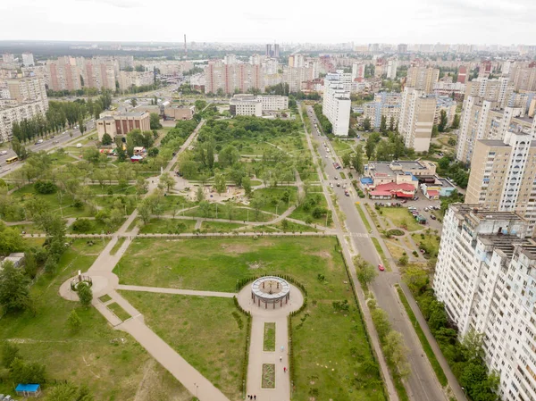 Вид Воздушного Беспилотника Киевский Парк — стоковое фото