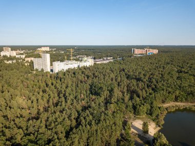 Hava aracı görüntüsü. Çamlı Kiev Parkı.
