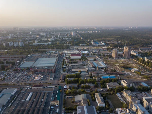 Vista Aérea Del Dron Afueras Kiev — Foto de Stock