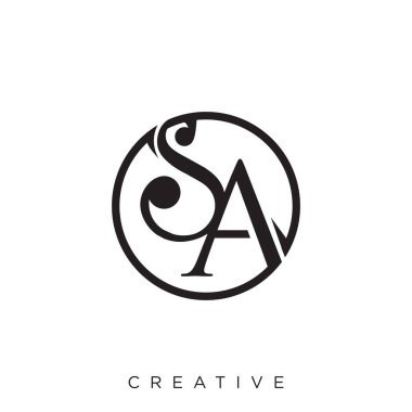 a logo tasarım vektör simgesi