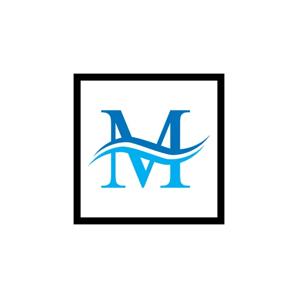 Wave Logo Design Vector Icon — Stock Vector