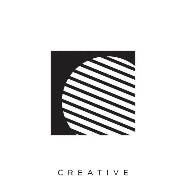 Glob Abstrakt Logotyp Design Vektor — Stock vektor