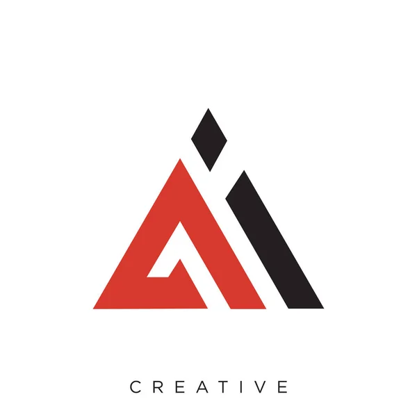 Logo Triangle Design Vecteur Icône — Image vectorielle