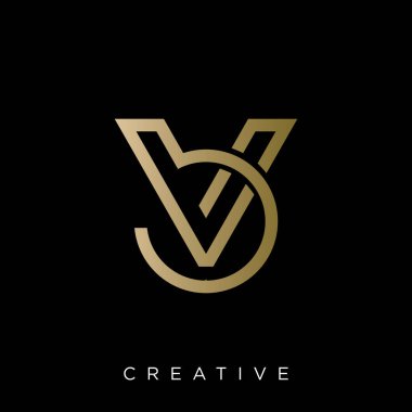 vb logo tasarım vektör simgesi