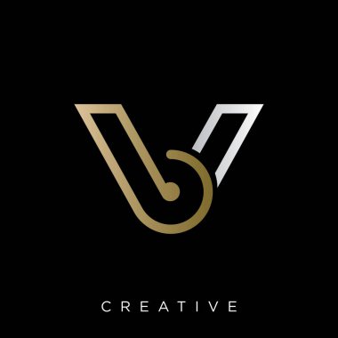 vb logo tasarım vektör simgesi