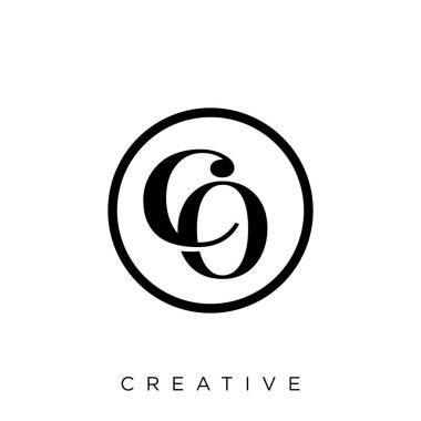 co lüks logo tasarım simgesi