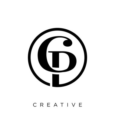 cp lüks logo tasarımı simgesi