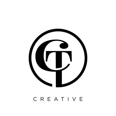 ct lüks logo tasarımı simgesi