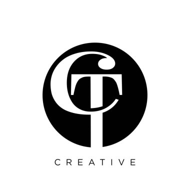 ct lüks logo tasarımı simgesi