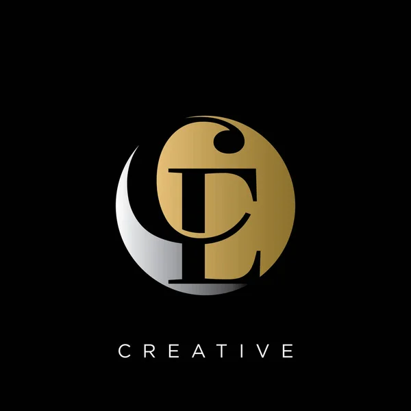 Logotipo Luxo Símbolo Ícone Design — Vetor de Stock