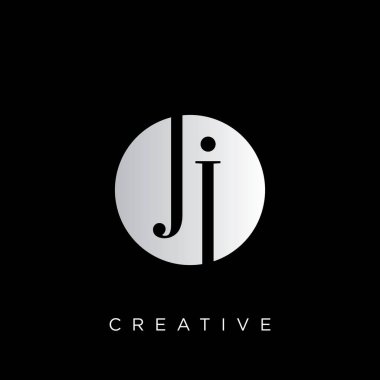 ji lüks logo tasarım vektör simgesi