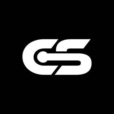 cs tekno logo tasarım vektör simgesi