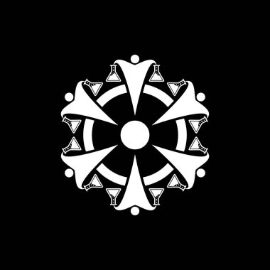 İnsan logo tasarımı vektör simgesi