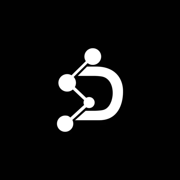 Значок Вектора Дизайна Логотипа Techno — стоковый вектор