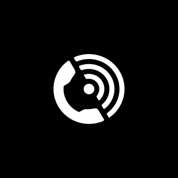 Wifii Phone Logo Design Vector Icon — 스톡 벡터