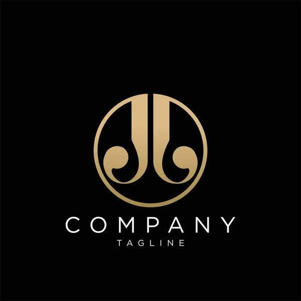 Luxe Logo Ontwerp Vector Icoon — Stockvector