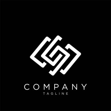 ss lüks logo tasarım vektör simgesi