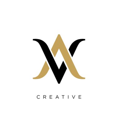 av lüks logo tasarım vektör simgesi