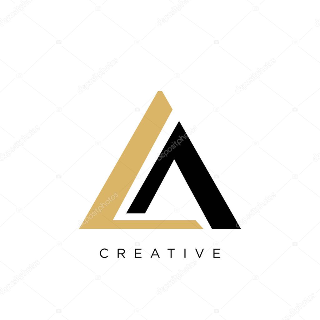 La luxury logo design vector icon