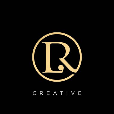 Lüks logo tasarım vektör simgesi