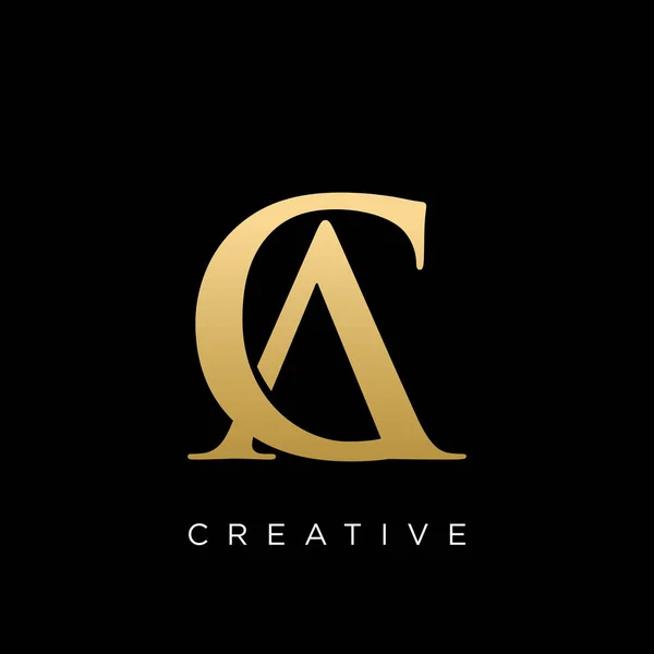 Icône Vectorielle Design Logo Luxe — Image vectorielle