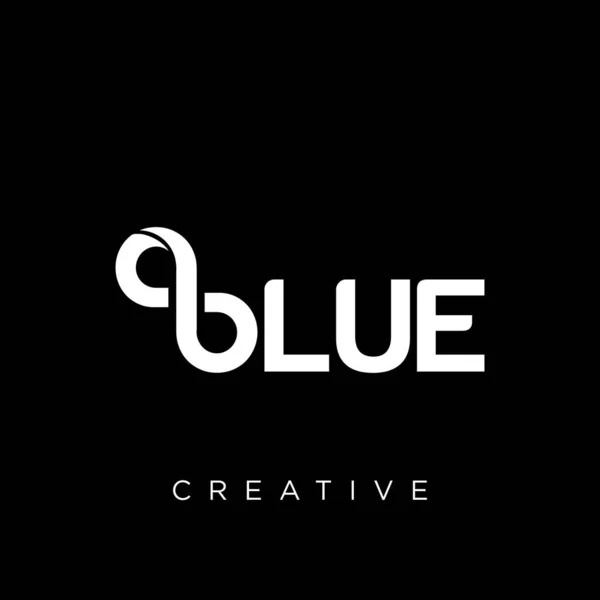 Blau Unendlich Logo Design Vektor Symbol Symbol — Stockvektor