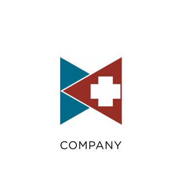 sağlık logosu tasarım vektör simgesi