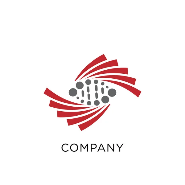 Simbolo Dell Icona Vettoriale Del Logo Del Dna — Vettoriale Stock
